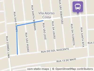 Mapa da parada