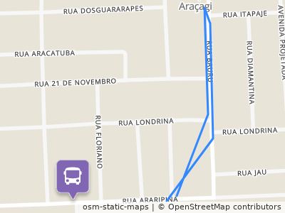 Mapa da parada