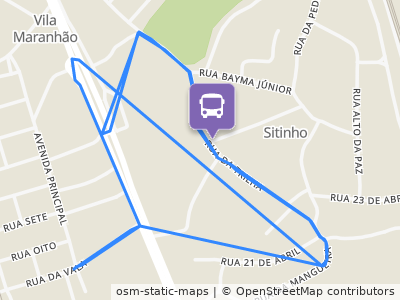 Mapa da parada