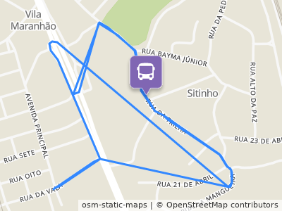 Mapa da parada