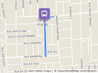 Mapa da parada