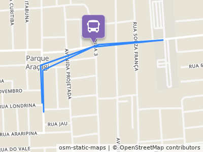 Mapa da parada