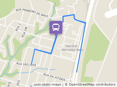 Mapa da parada