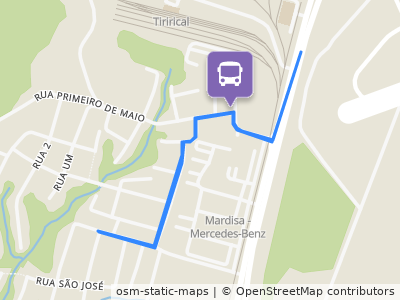 Mapa da parada