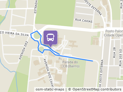 Mapa da parada