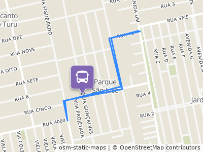 Mapa da parada