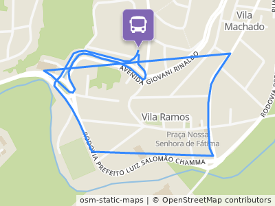 Mapa da parada