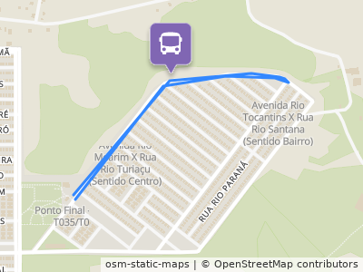 Mapa da parada