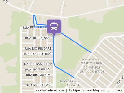 Mapa da parada
