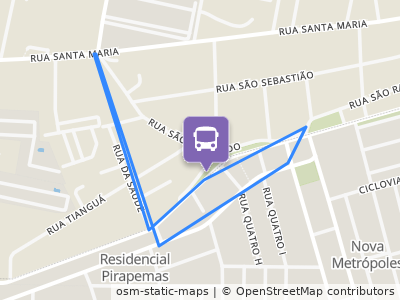 Mapa da parada