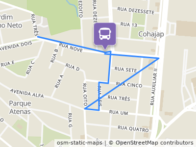 Mapa da parada