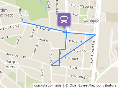 Mapa da parada