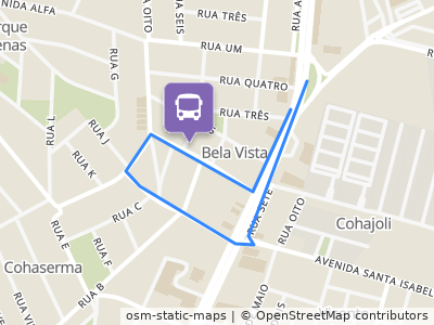 Mapa da parada