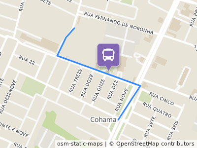 Mapa da parada