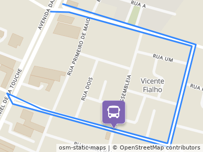 Mapa da parada