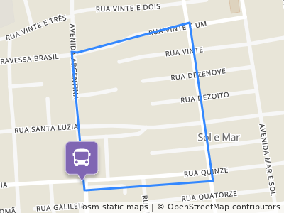 Mapa da parada