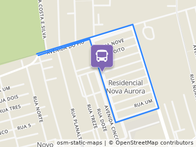 Mapa da parada