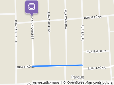 Mapa da parada