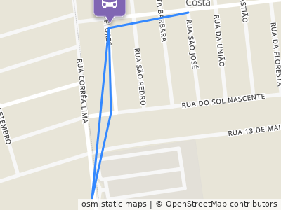 Mapa da parada