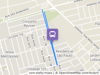 Mapa da parada