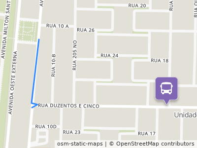 Mapa da parada
