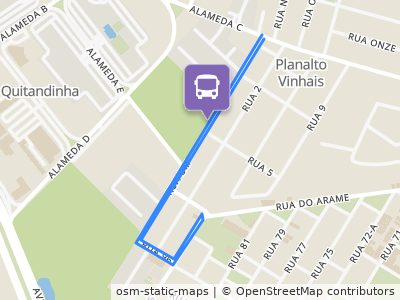 Mapa da parada