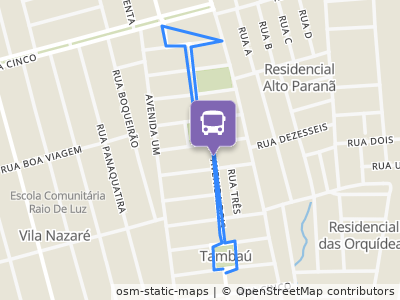 Mapa da parada