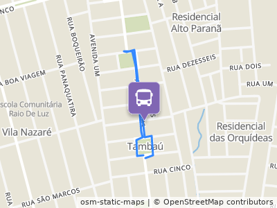Mapa da parada