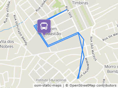 Mapa da parada