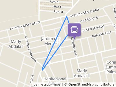 Mapa da parada