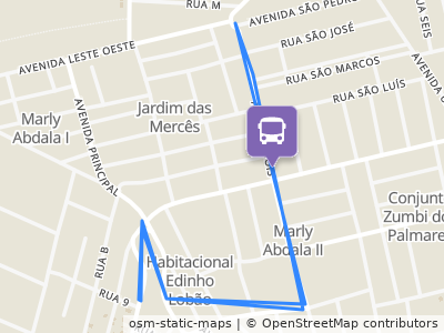 Mapa da parada