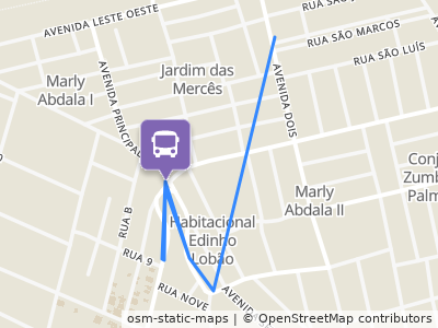 Mapa da parada