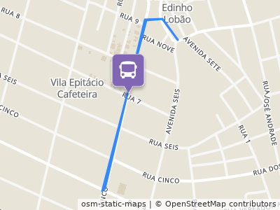 Mapa da parada