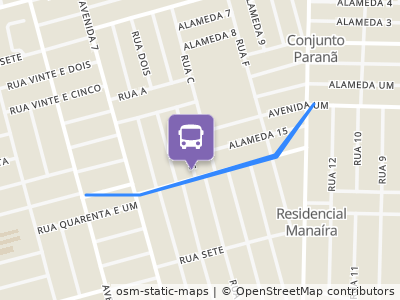 Mapa da parada