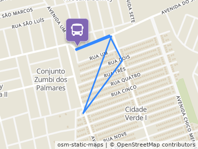 Mapa da parada