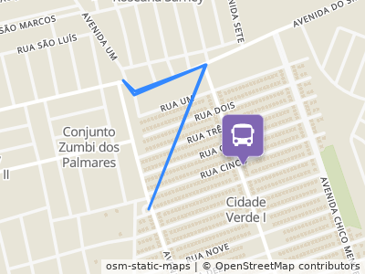 Mapa da parada