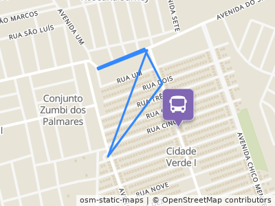 Mapa da parada