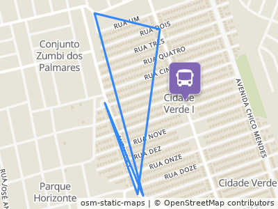 Mapa da parada