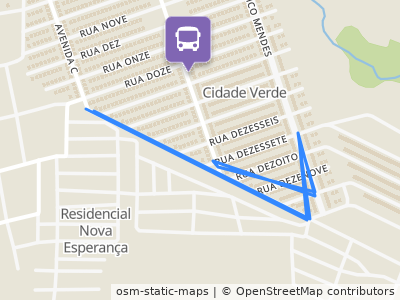 Mapa da parada