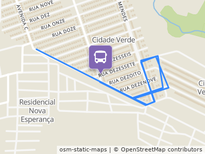 Mapa da parada