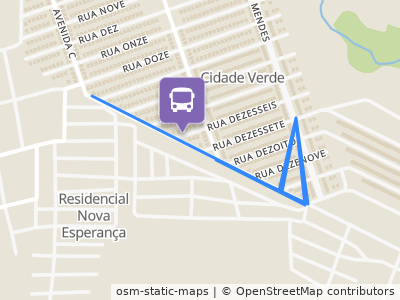 Mapa da parada
