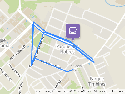 Mapa da parada
