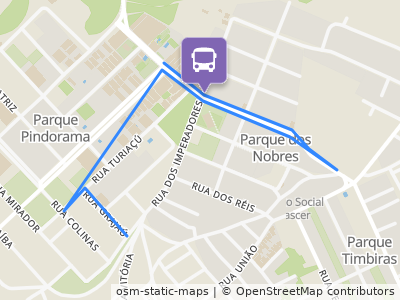Mapa da parada