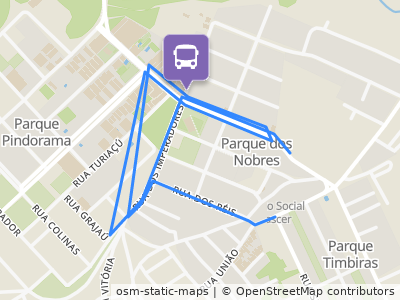 Mapa da parada