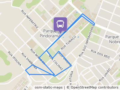 Mapa da parada