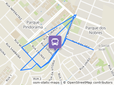 Mapa da parada