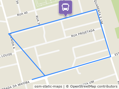 Mapa da parada