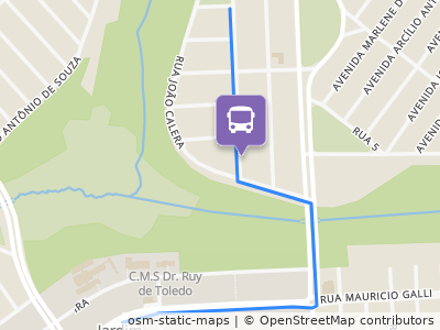 Mapa da parada
