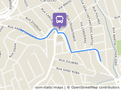 Mapa da parada