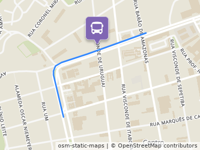 Mapa da parada